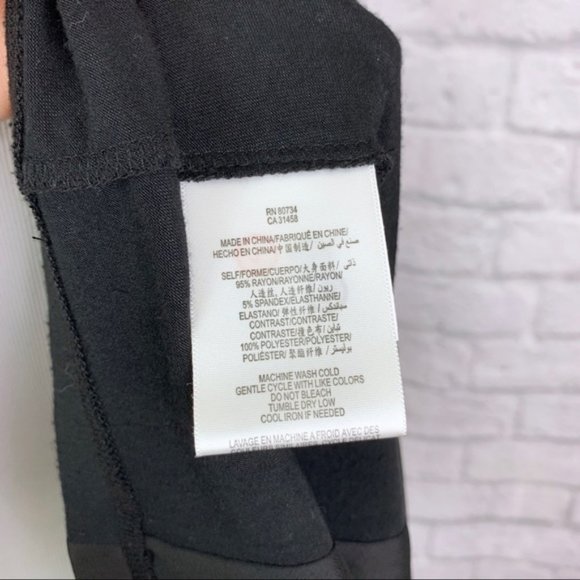 BCBGeneration Black Mini Dress XS Open Ladder Back - Picture 8 of 8